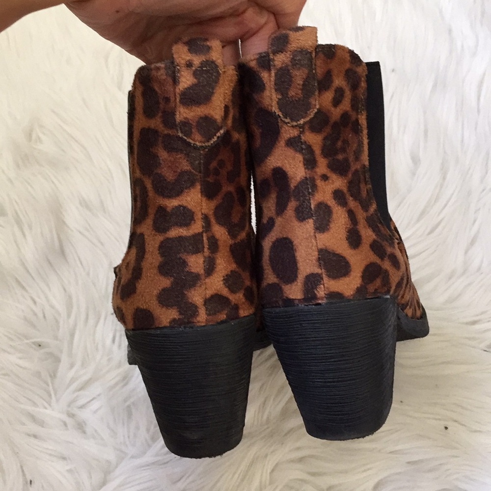 Leopard Print Ankle Booties - image 4